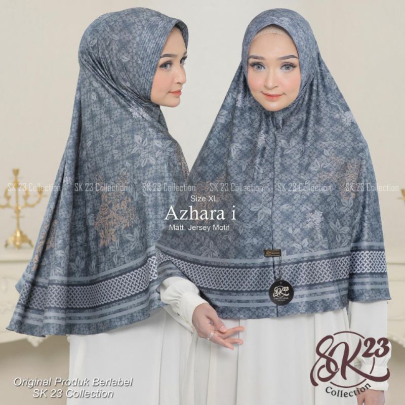Azhara bergo jumbo motif