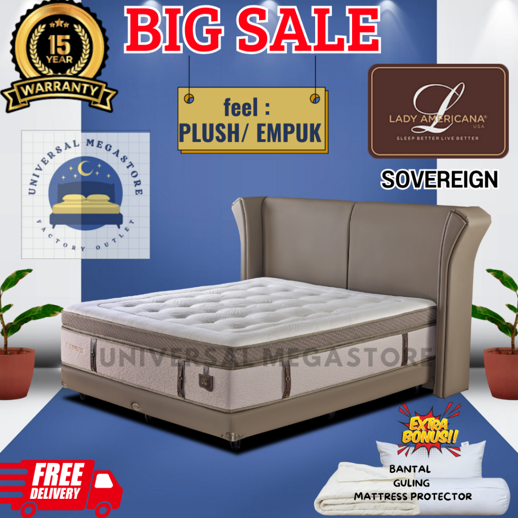 LADY AMERICANA Kasur Springbed NEW SOVEREIGN