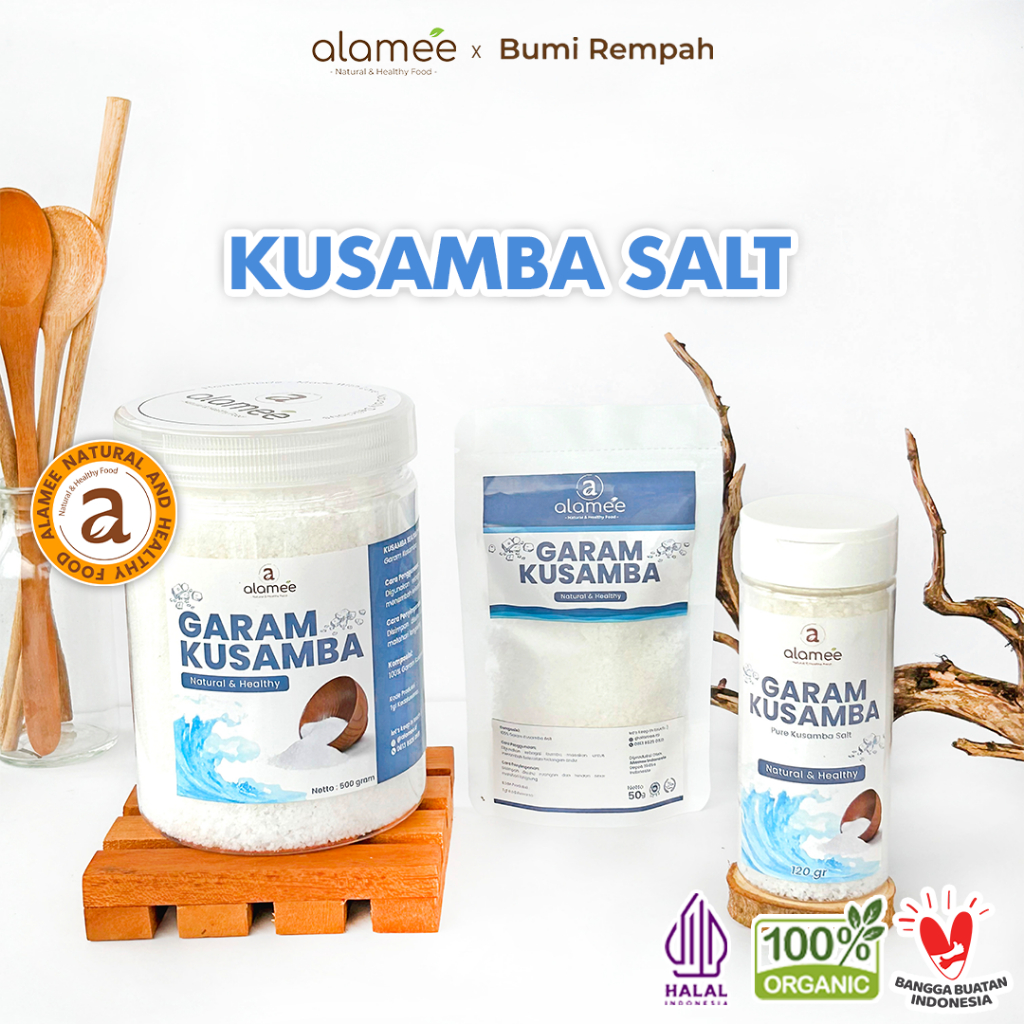 

Garam Laut Kusamba Seasalt Organic Sea Salt Laut Bali Organik Murni Natural Alami Lokal bumi rempah