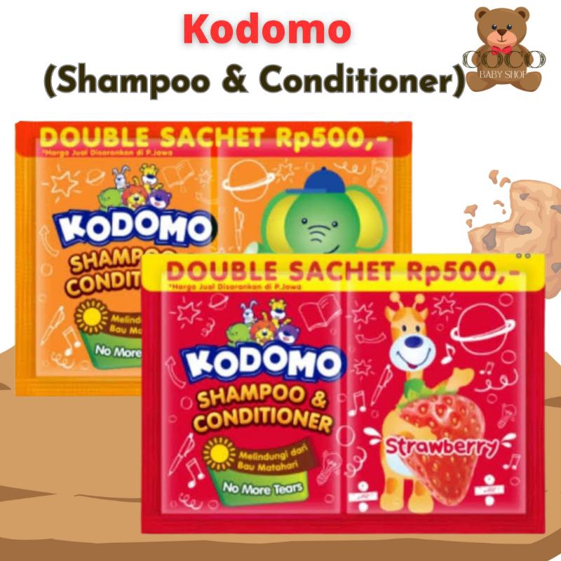 Kodomo Shampoo & Conditioner kemasan sachet