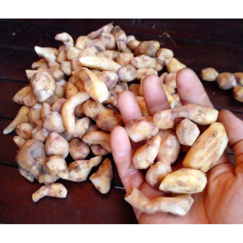 

Jahe merah kupas kulit