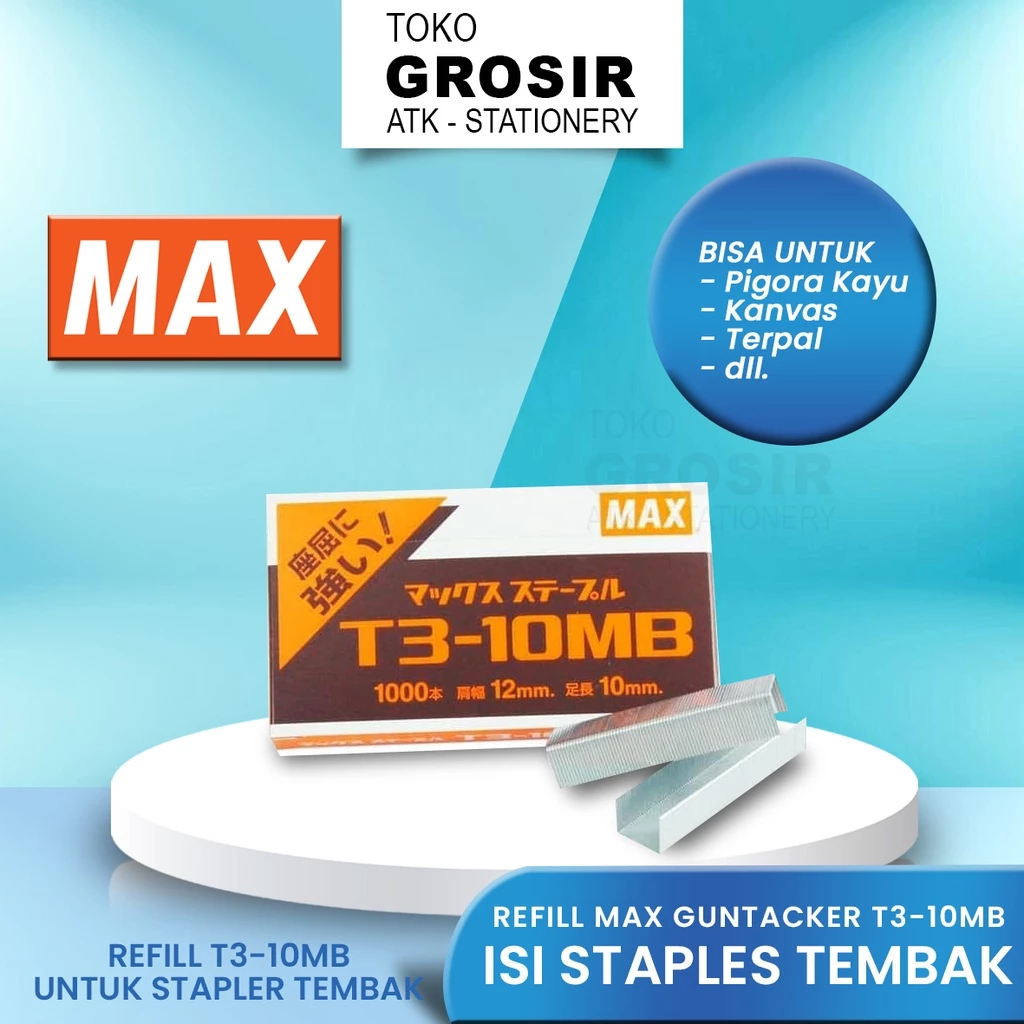 

(LIVE) ISI STAPLER TEMBAK MAX T3-10MB