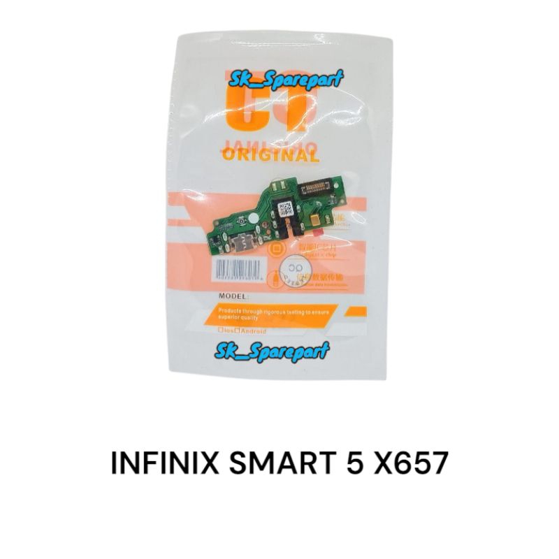 FLEXIBEL CHARGER INFINIX SMART 5 PAPAN CAS FULLSET IC ORI