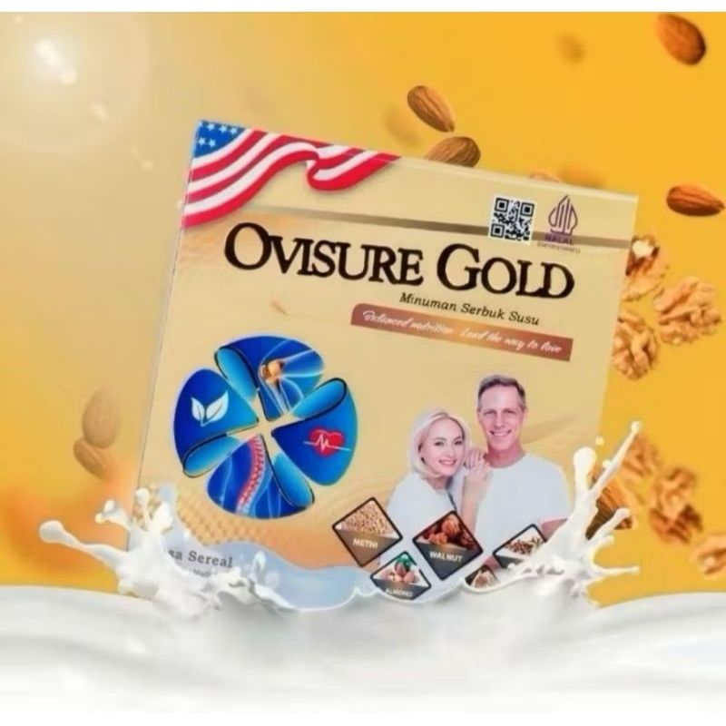 

OVISURE GOLD NEW MILK SUSU VITAMIN TULANG,NYERI SENDI, NYERI OTOT & KERAM KEBAS - ORIGINAL ASLI