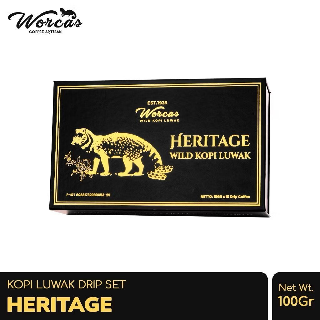 

WORCAS Heritage Wild Kopi Luwak Drip Filter 100gr