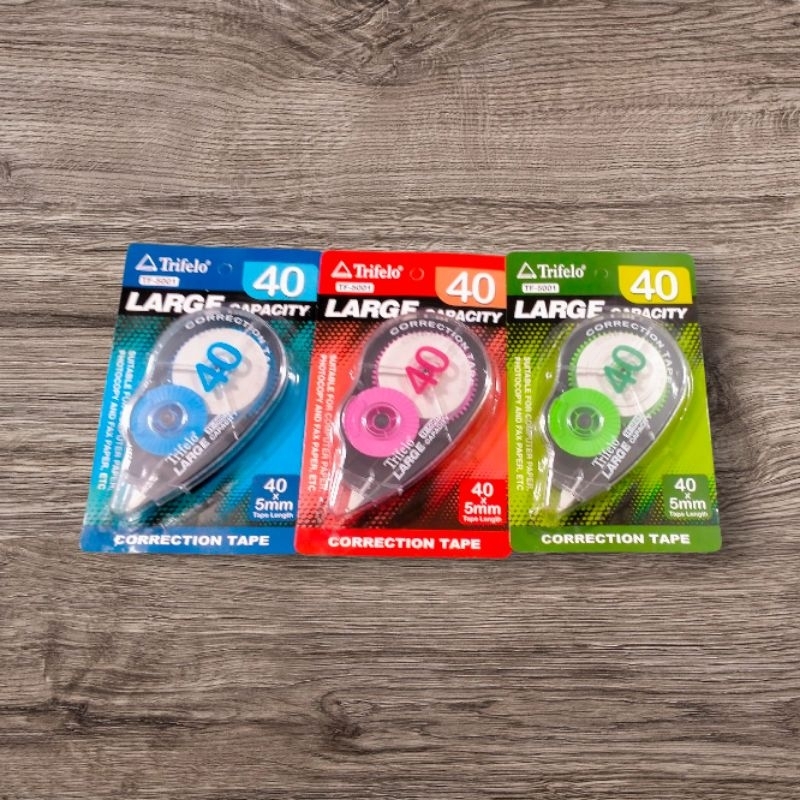

CORRECTION TAPE TRIFELO TF-5001 LARGE CAPACITY 40X5MM