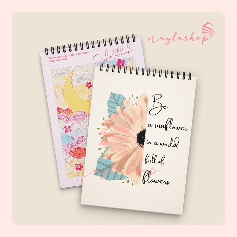 

Sketchbook A4 Spiral 90 Hal – Buku Gambar & Sketsa Tebal | NaylaShop