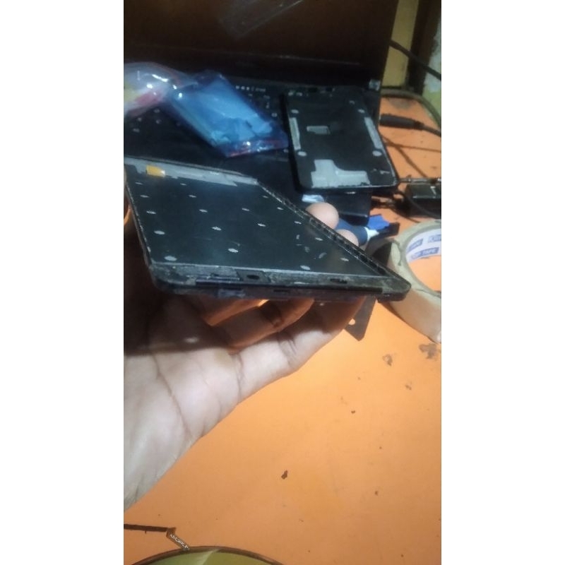 frame lcd lenovo a7700 ori copotan minus list pojok cuil