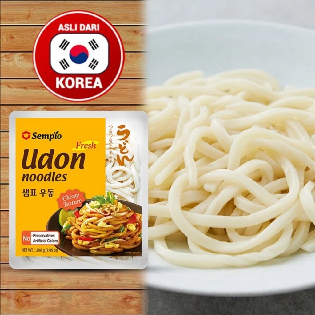 

Udon Noodle Fresh Sempio 200gr Mie Udon Korea Mi Udon