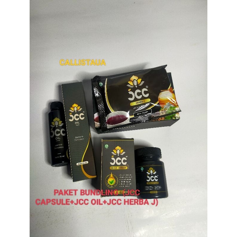 PROMO JCC HERBA PAKET BUNDLING (JCC OIL,JCC HERBA CAPSULE , JCC HERBA J)