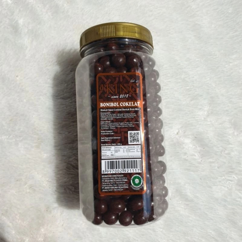 

King Megabol Biskuit Cokelat Bentuk Bola-Bola Mini | Cokelat Megabol