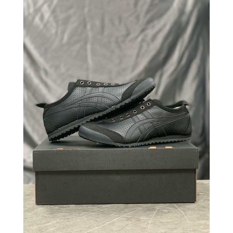 Onitsuka Tiger Mexico 66 Slip On Leather Full Black