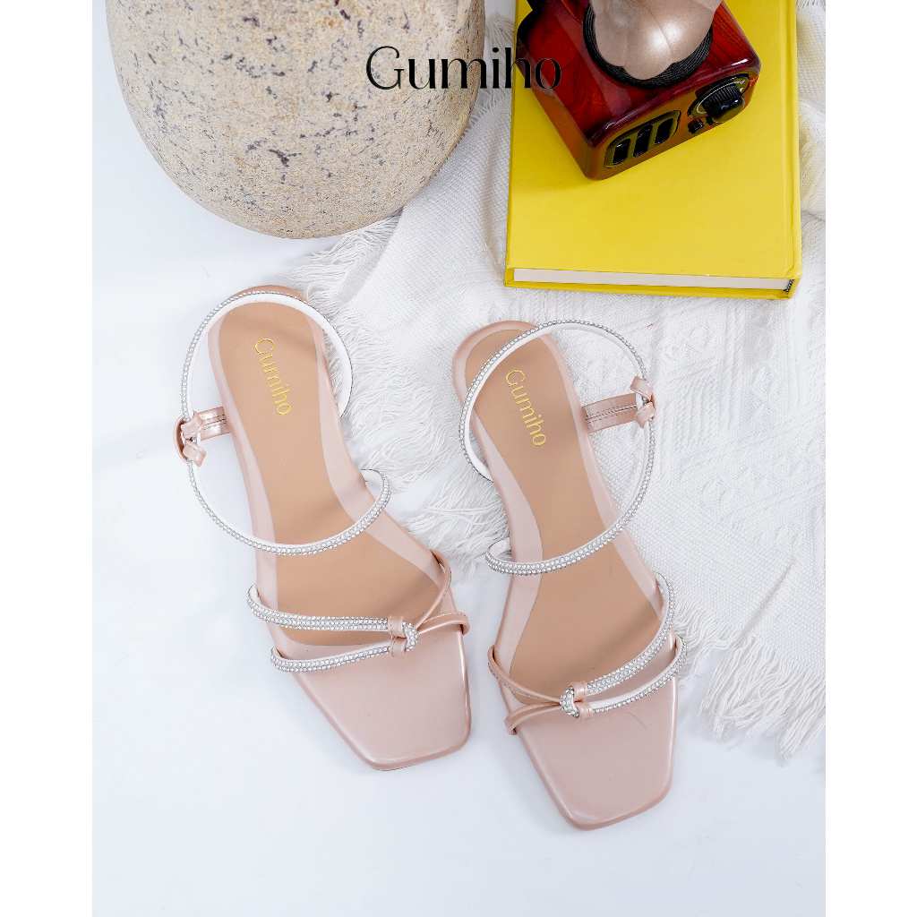 GUMIHO Jolie Sandal Wanita Flat Teplek