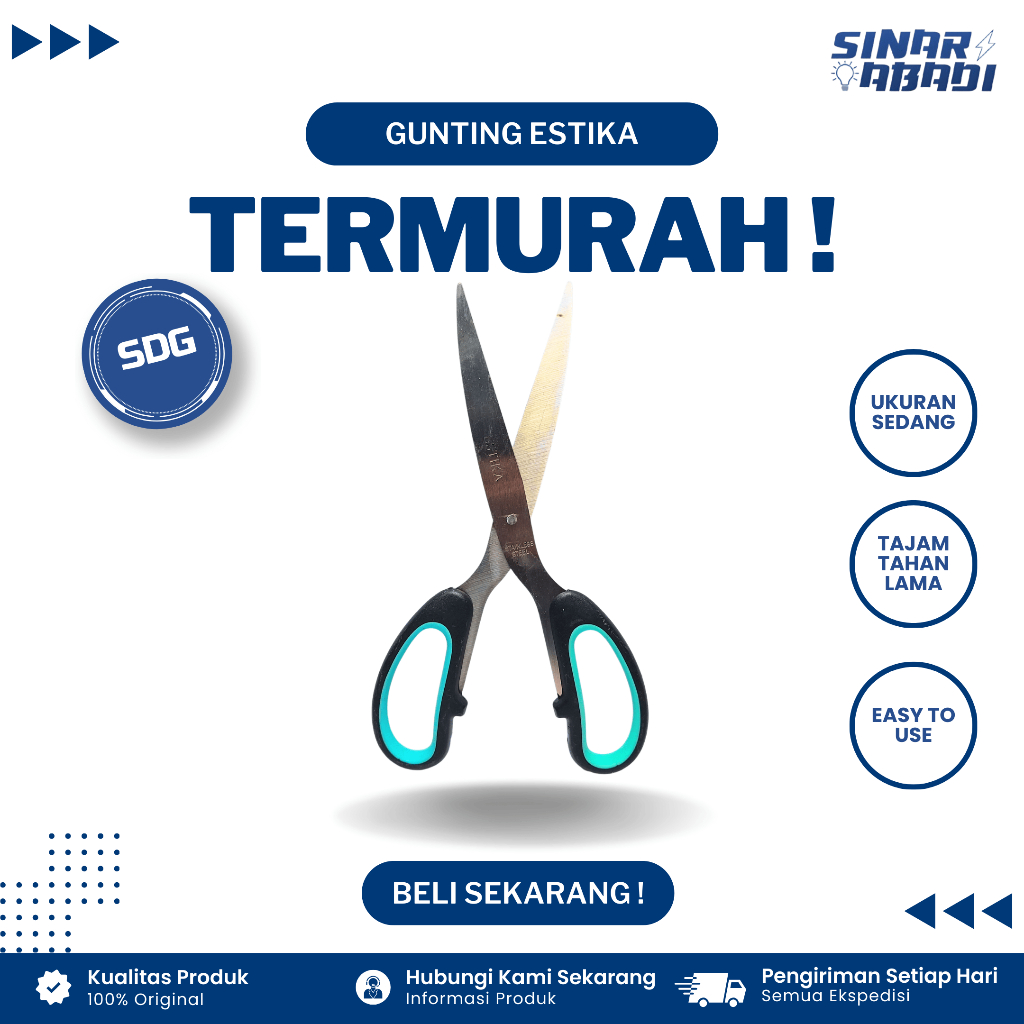 

Gunting Estika Ukuran Sedang