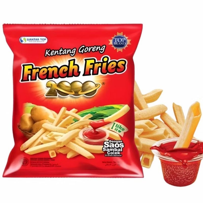 

French Fries 2000 130GR [Snack Kentang Goreng]