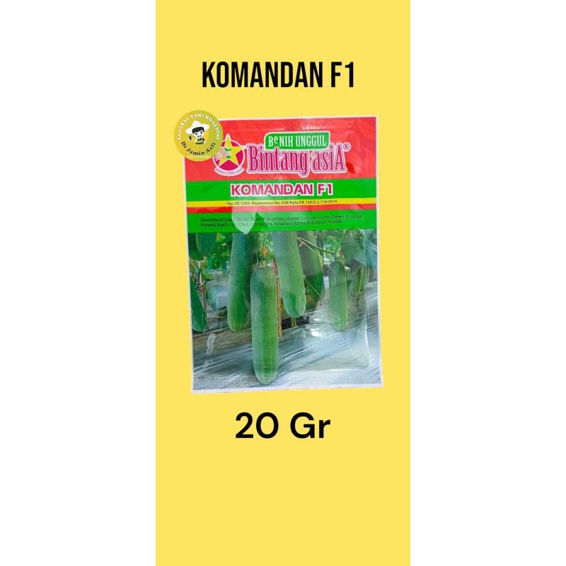 

Komandan F1 Timun Cap Bintang asia 20gr