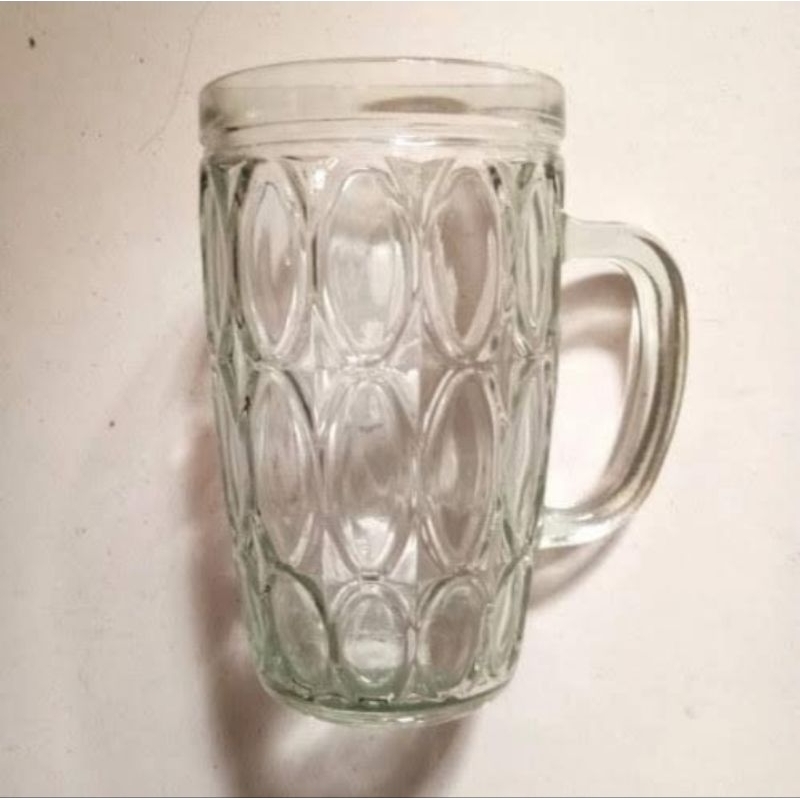 GELAS JEMPOL/GELAS KACA TEBAL/GELAS ES TEH MANIS /6 PCS