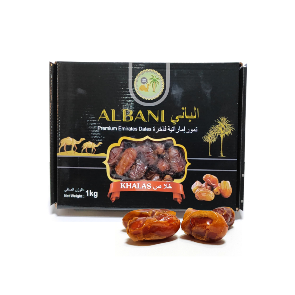 

Khalas Albani Date Crwon 1kg | Kurma Khalas Premium | Date Crown Khalas Original - Oleh Oleh Haji