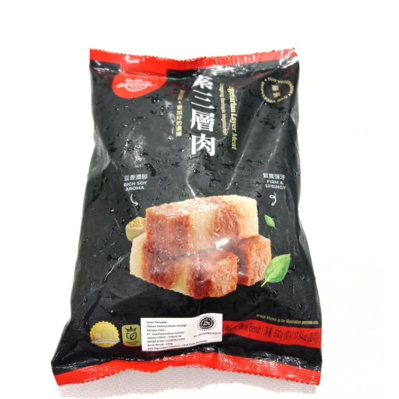

[FROZEN] VEGETARIAN LAYER MEAT 500GR
