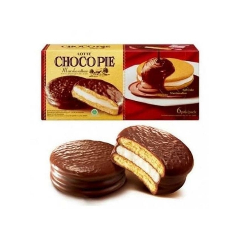 

LOTTE CHOCO PIE COKLAT 26 GR GROSIR MURAH