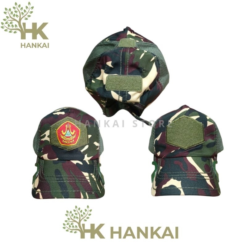 Topi Tactical Coak Banser / Topi Coak Loreng Banser / Topi Coak Terbaru
