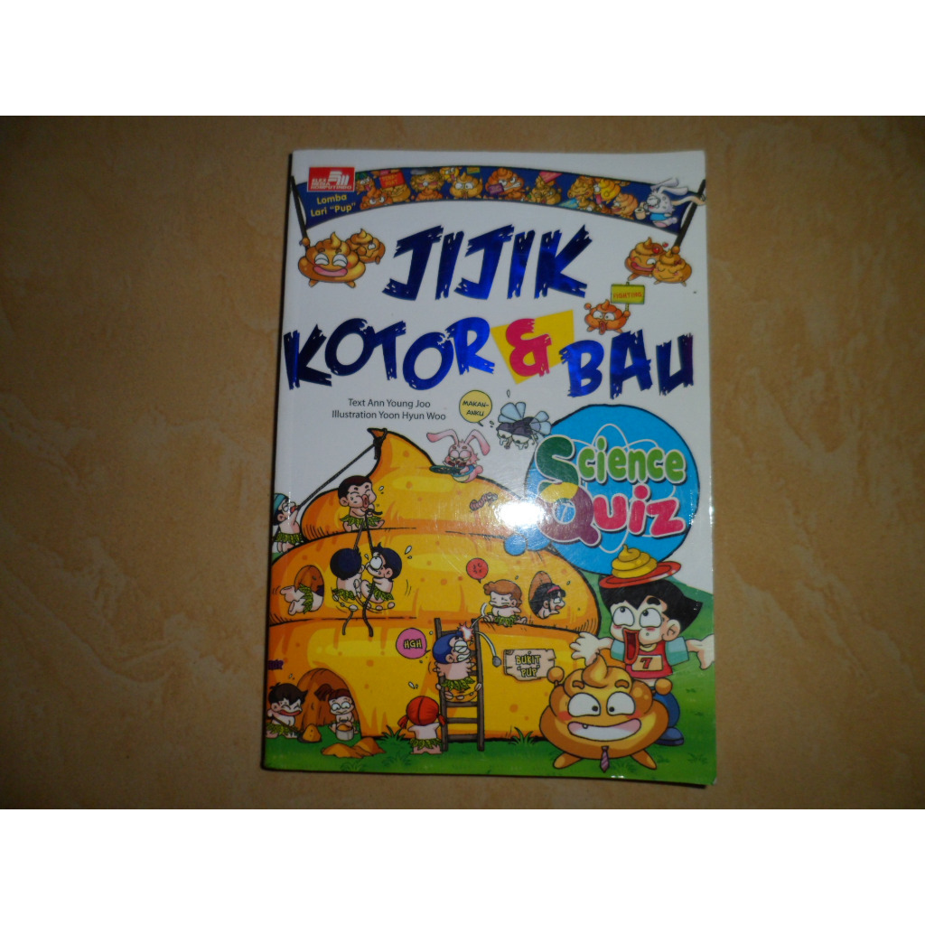 Buku Komik Jijik Kotor dan Bau Science Quiz Fullcolor