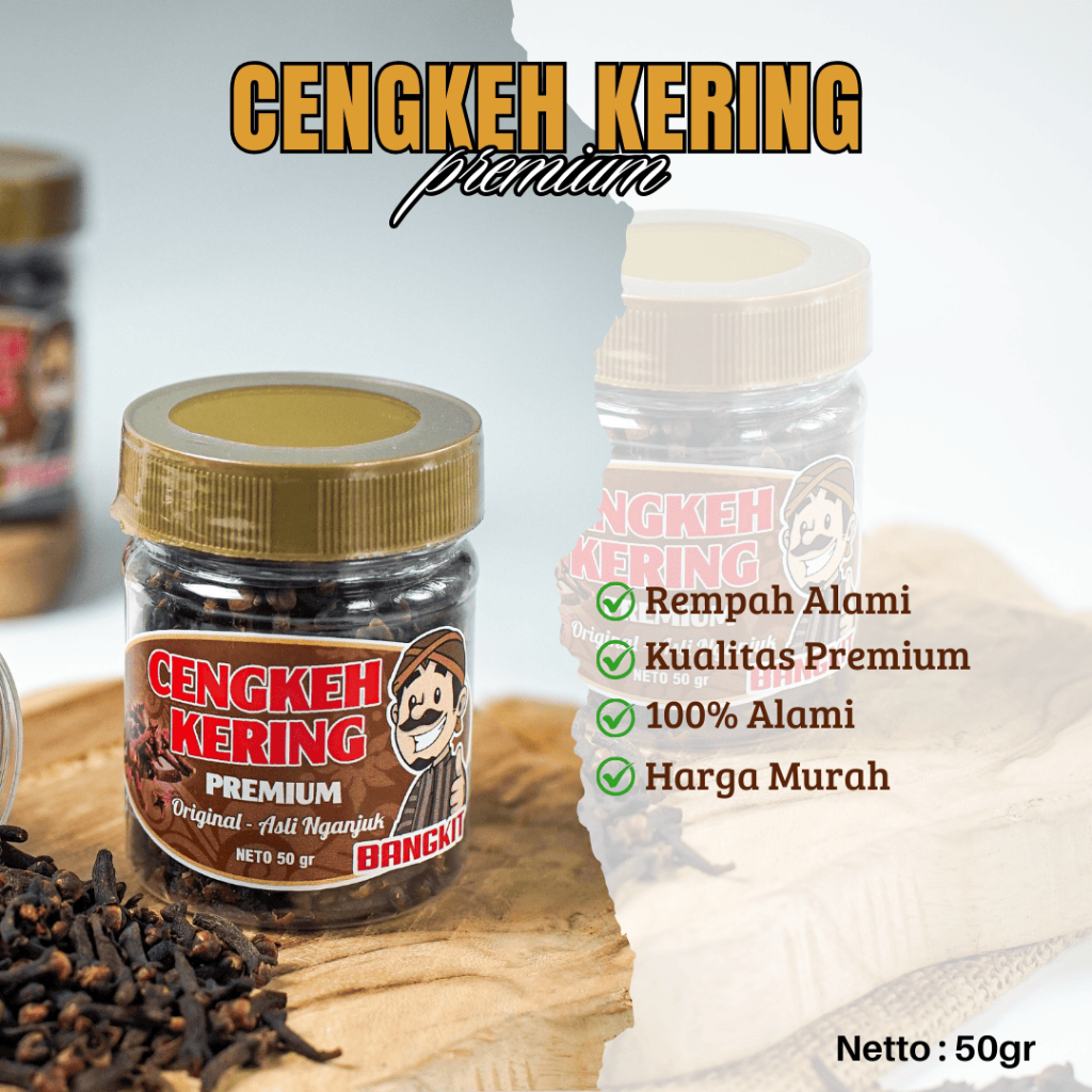 

Cengkeh Kering Kualitas Premium Asli Nganjuk 50gr