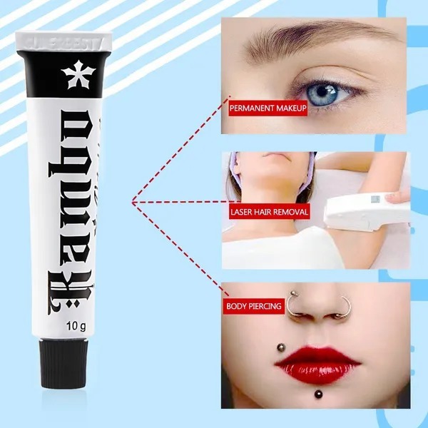 Rambo Numbing Krim  Anastesi Cream Tattoo/Anastesic/Sulam Alis/Sulam Bibir TOP1 Super Anastesia