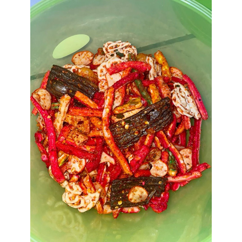 

Sebring mix campur seblak kering bantet daun jeruk