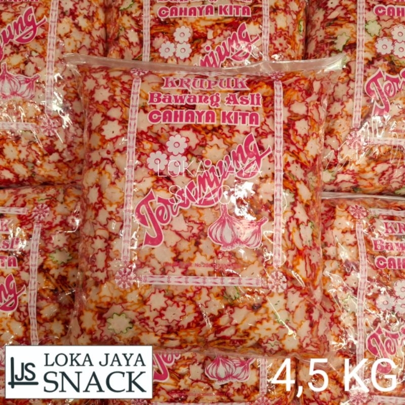 

CAHAYA KITA Kerupuk Tersanjung Bawang Asli 4,5 kilogram