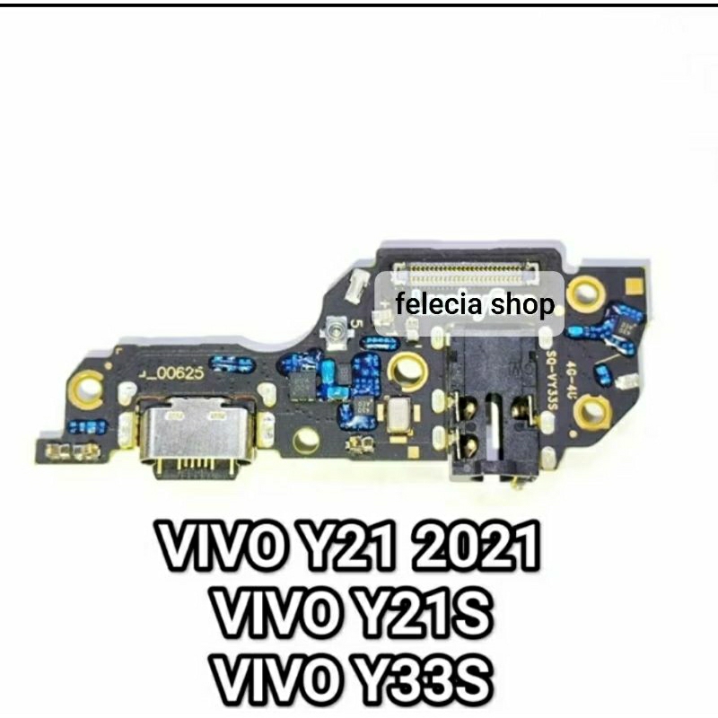 PAPAN CAS KONEKTOR CHARGER VIVO Y21 / VIVO Y21S  VIVO Y33S FLEXIBEL CAS+MIC + PLUS IC