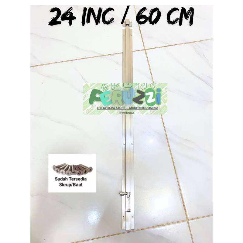 GRENDEL PANJANG 1 METER SLOT KUNCI PINTU BESAR ALUMUNIUM SUPER BERKUALITAS