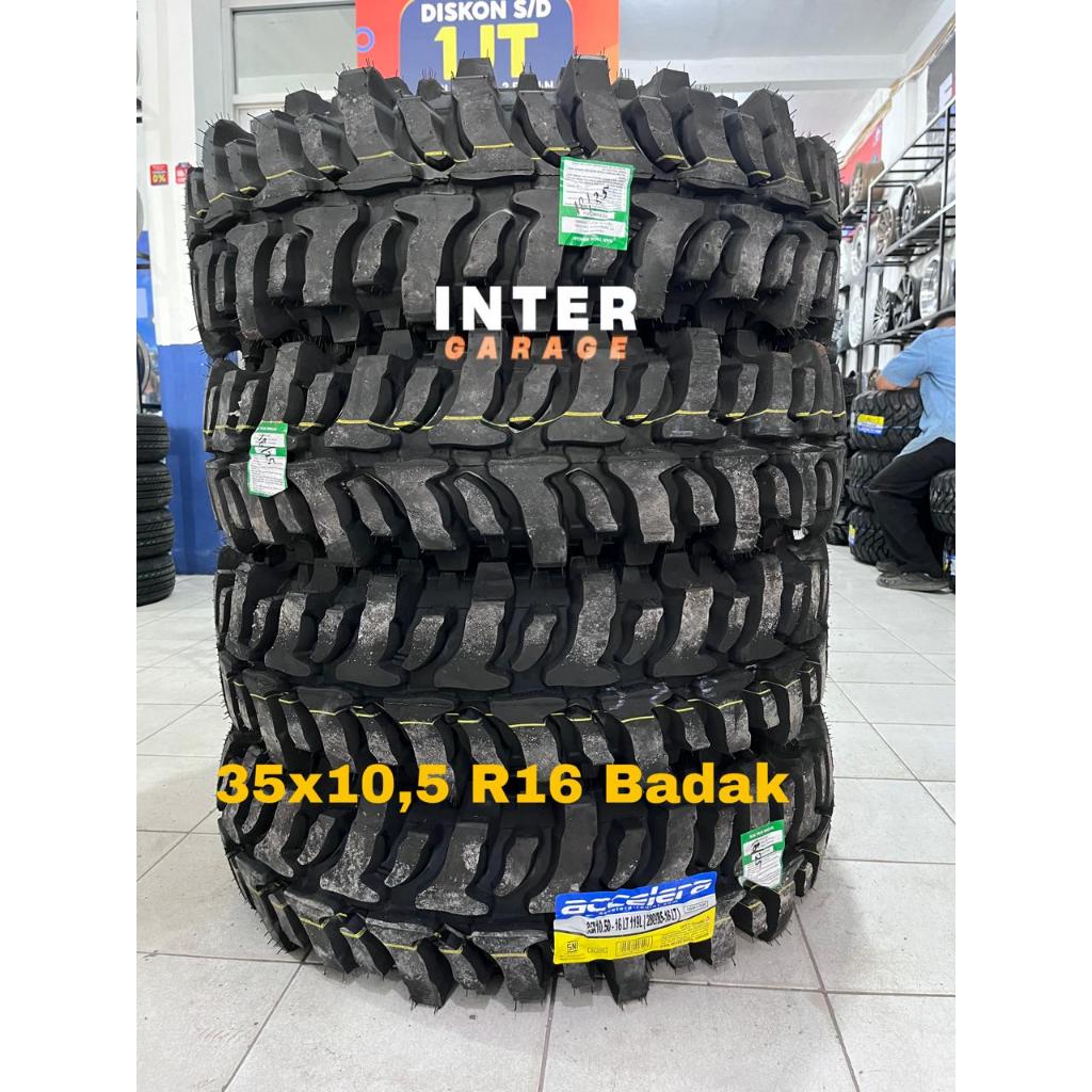 BAN MOBIL ACCELERA BADAK X-TREME 35 10,5 R16 BAN KUSUS DI LUMPUR