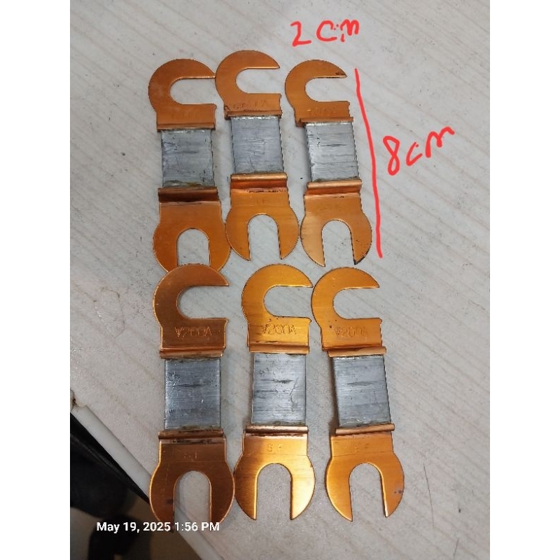 fuse sekring UC 200A forklift lempeng tembaga