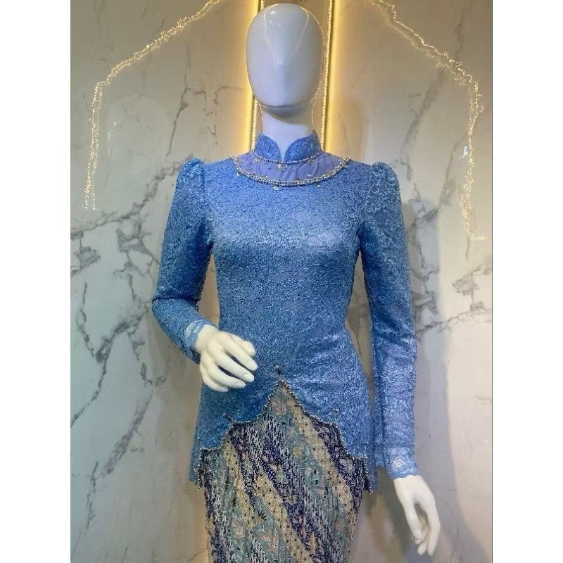 TERLARIS! FREE HIJAB!!!Setelan kebaya ibu hajat kebaya kondangan kebaya brukat ibu hajat kebaya