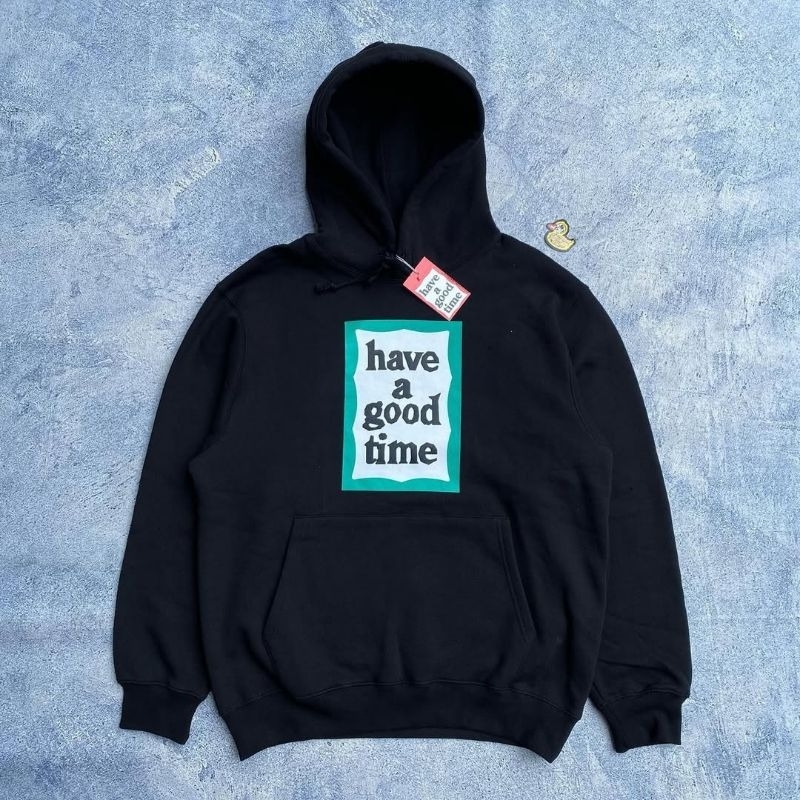 Hagt greenframe pullover hoddie black