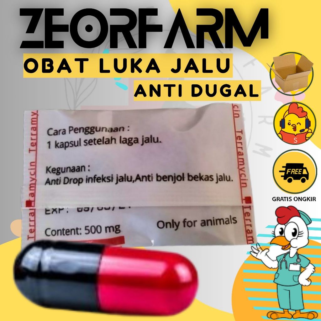 terra obat laga ayam anti dugal zeorfarm