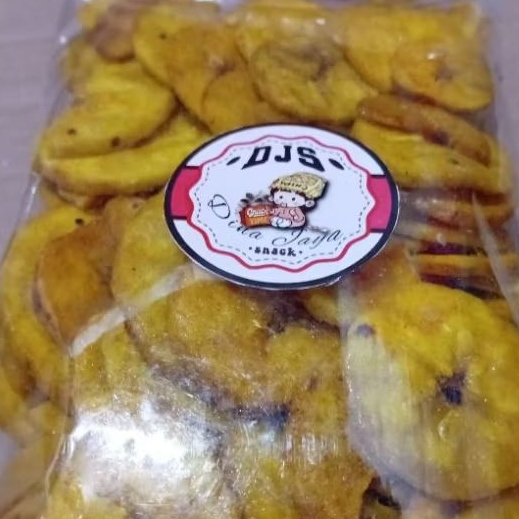 

Keripik Pisang Bulat Manis /Cemilan Keripik Kemasan 250grm