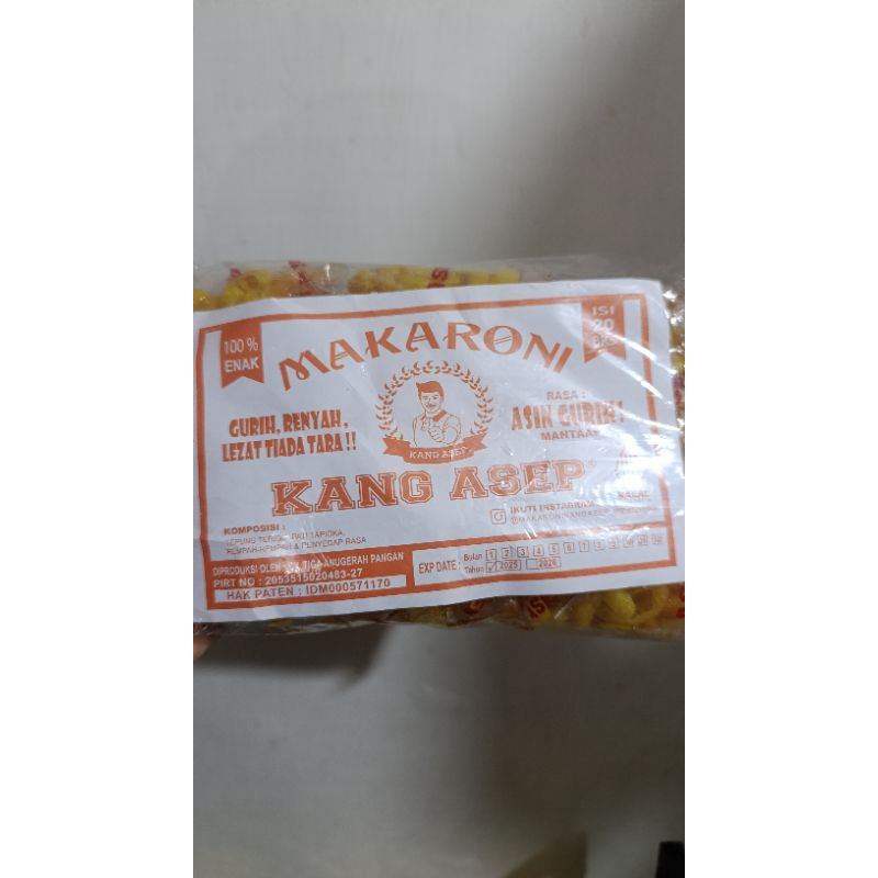 

Makaroni Kang Asep Original tidak pedas isi 20 pcs