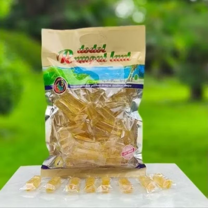 

Dodol rumput laut low sugar khas lombok