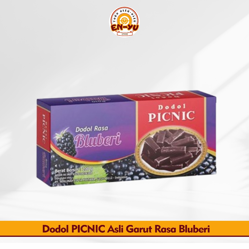 

Dodol Garut Asli Picnic Rasa Blueberry Bluberi Manis Legit