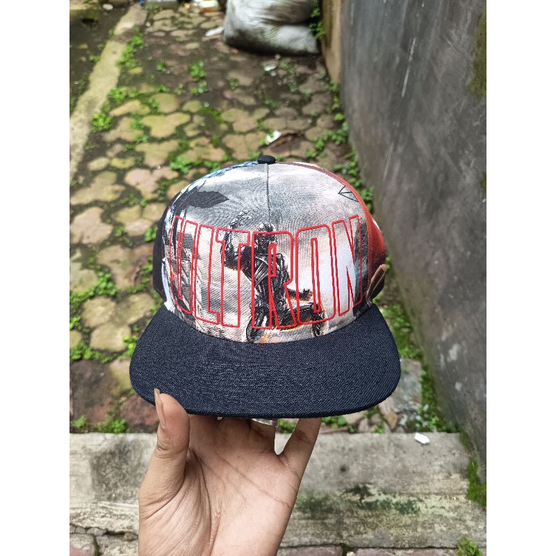 Topi Snapback Ultron Marvel Aop ori