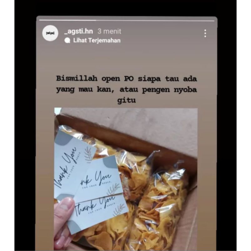 

Klotak cemilan khas Dieng