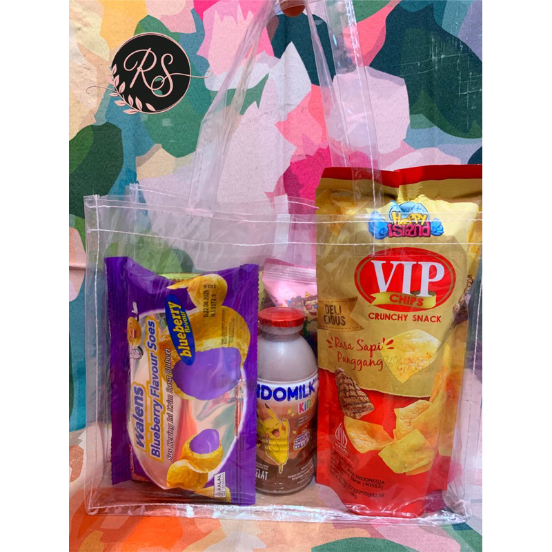 

Tas Mika Hampers P25xL13xT20 Goodie Bag Souvenir Bening Transparan