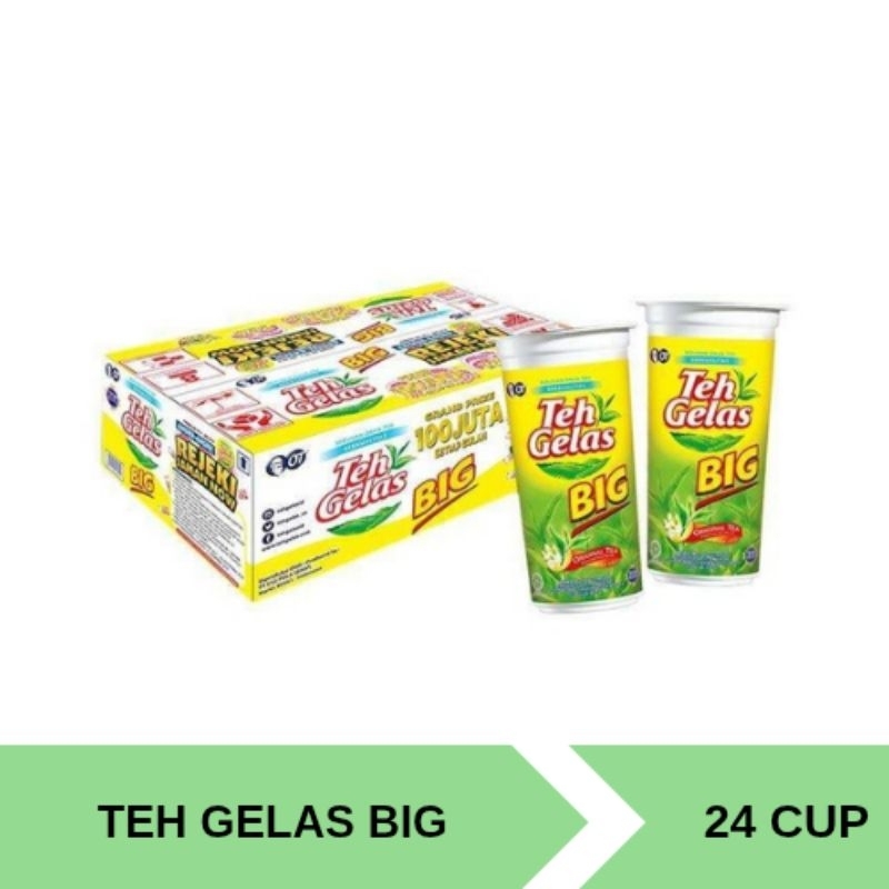 

TEH GELAS BIG 1 DUS ISI 24 CUP