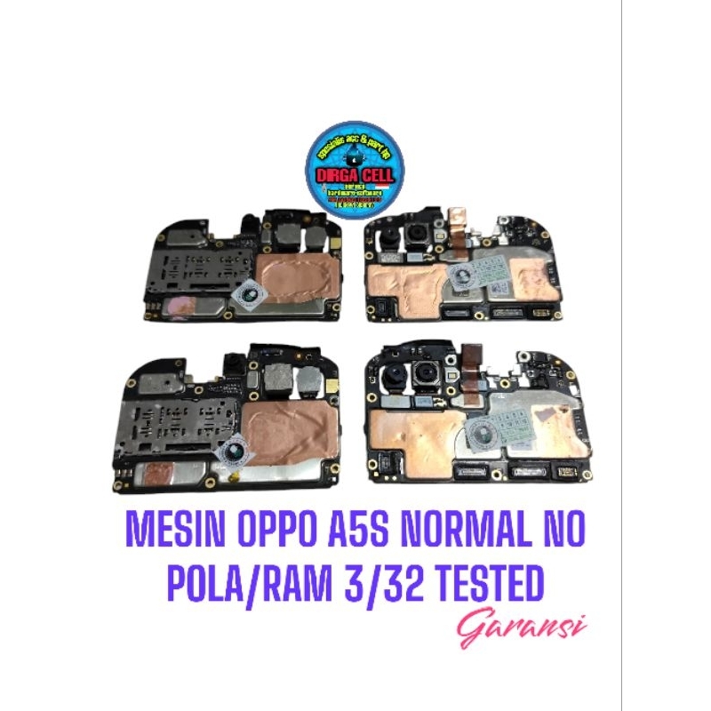 MESIN OPPO A5S NORMAL NO POLA RAM 3/32/GARANSI TESTED
