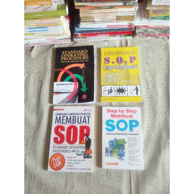 Buku Manajemen, SOP; Langkah² Praktis MEMBUAT SOP, Step By Step MEMBUAT SOP, LEBIH MEMAHAMI SOP, STA