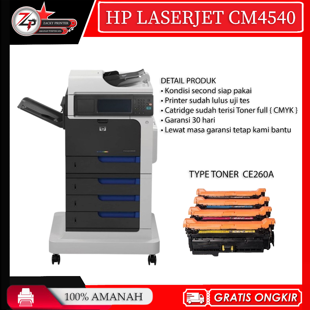 Printer HP Color LaserJet Enterprise CM4540