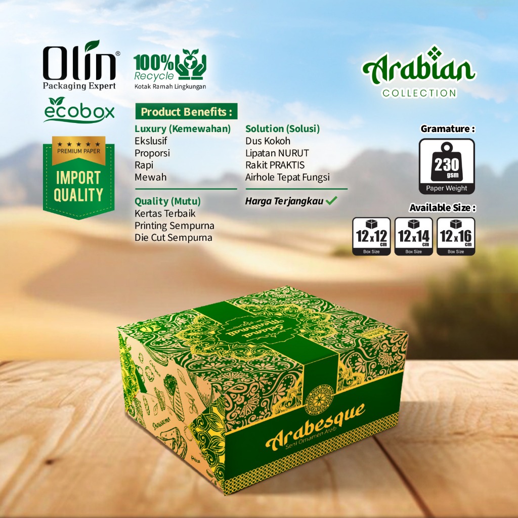 

SNACK BOX OLIN ECO ARABIAN (TERSEDIA BERBAGAI UKURAN)