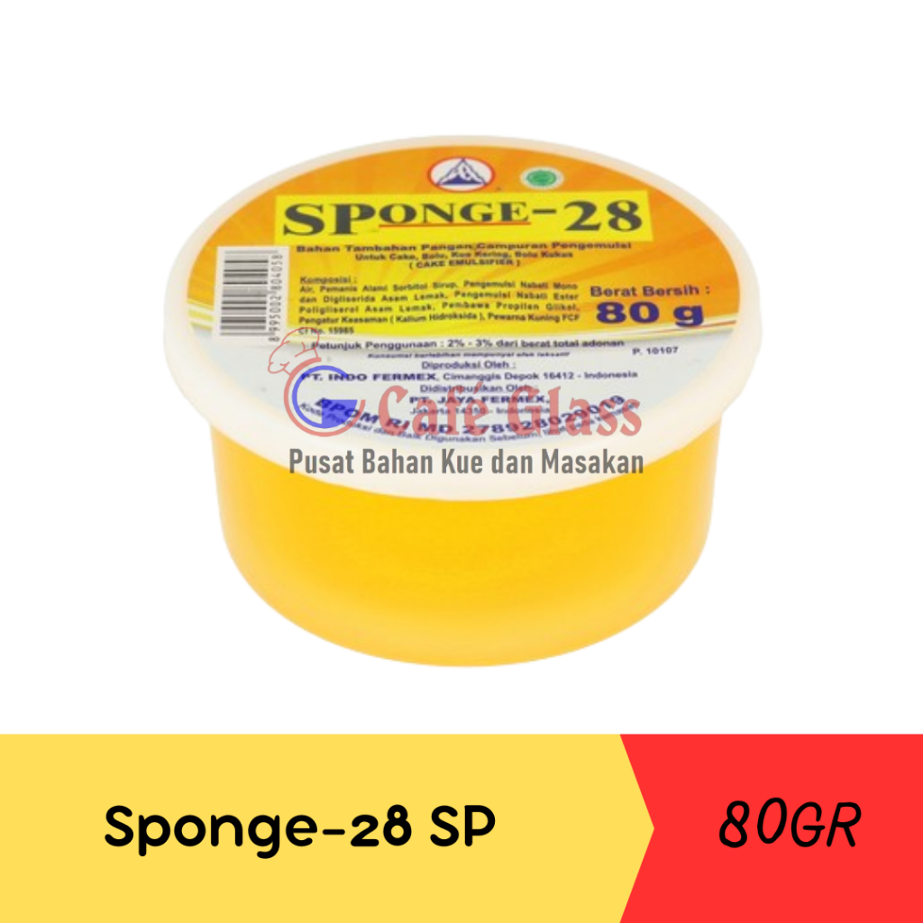 

Sponge-28 / SP / Cake Improver / Cake Emulsifier-80Gr